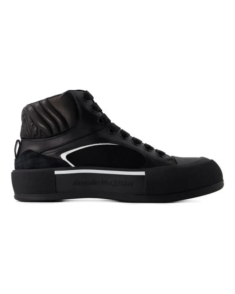 Alexander McQueen Deck lace-up sneakers - Schwarz Schwarz