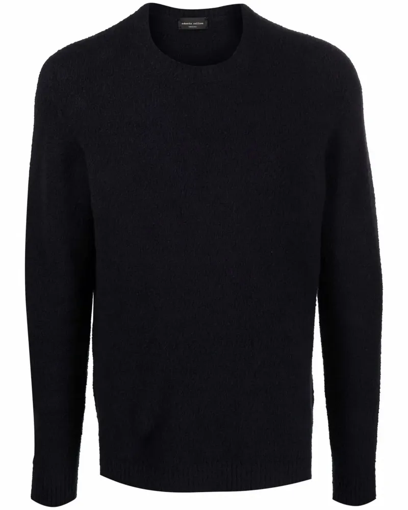 Roberto Collina Strickpullover mit Rundhalsausschnitt - Blau Blau