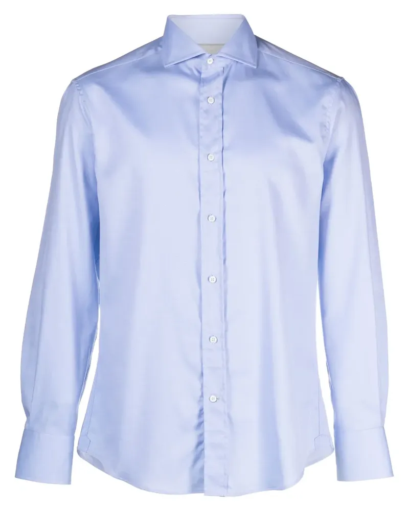 Brunello Cucinelli Langärmeliges Hemd - Blau Blau