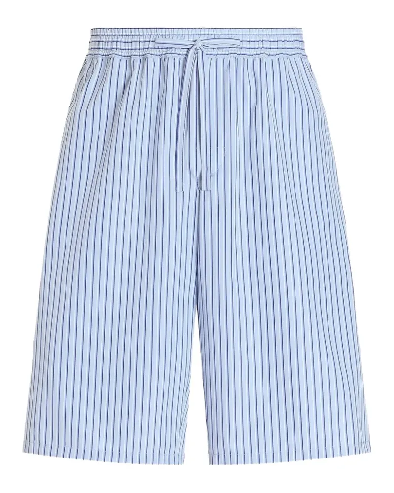 Dolce & Gabbana striped poplin bermuda shorts - Blau Blau