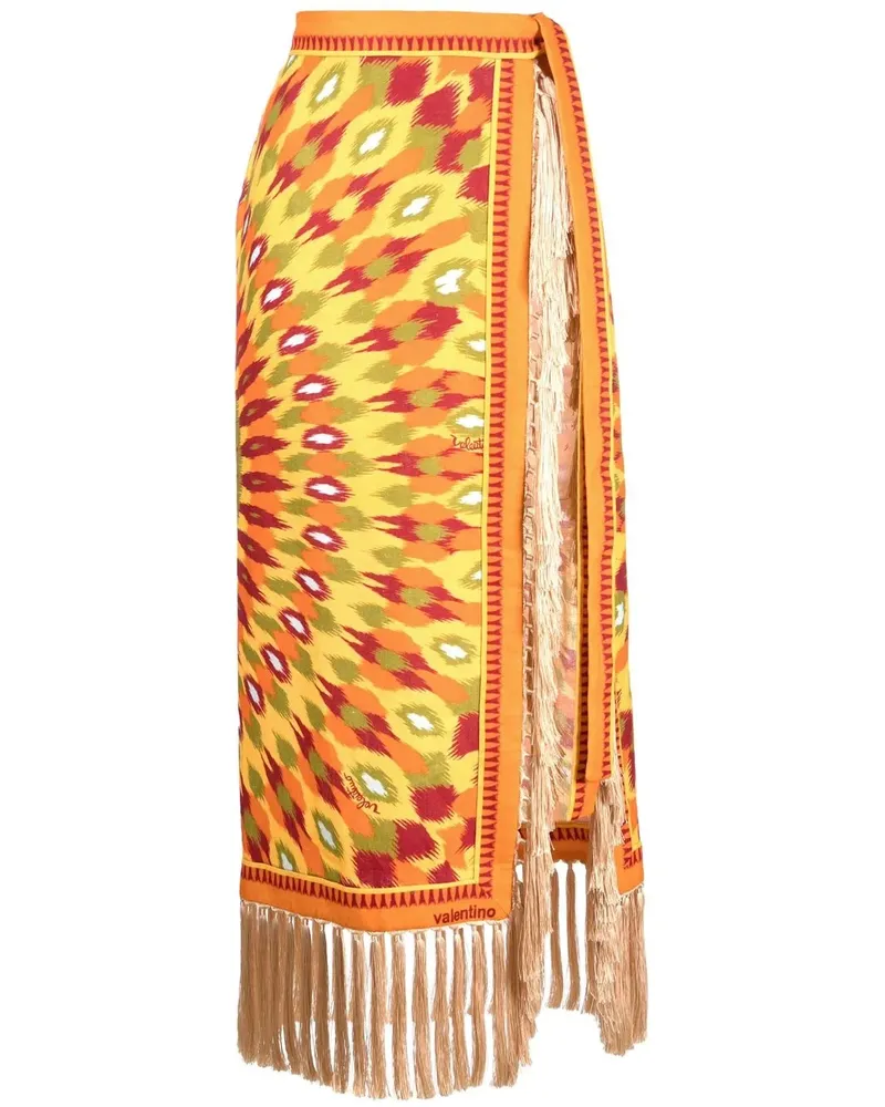 Valentino Garavani Wickelrock mit grafischem Print - 0DN MULTICOLOR 0dn