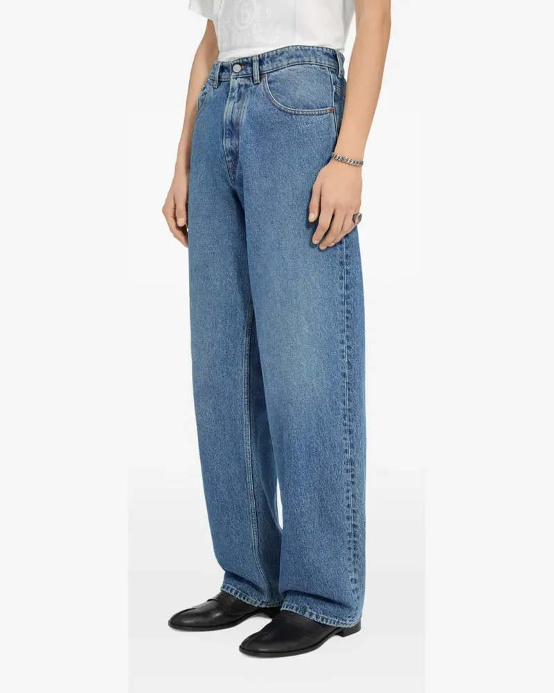 Maison Margiela Jeans mit umgeschlagenen Taschen - Blau Blau