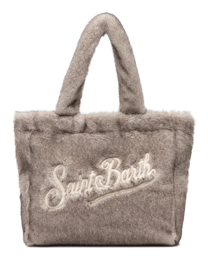 MC2 Saint Barth faux-fur tote bag - Grau Grau