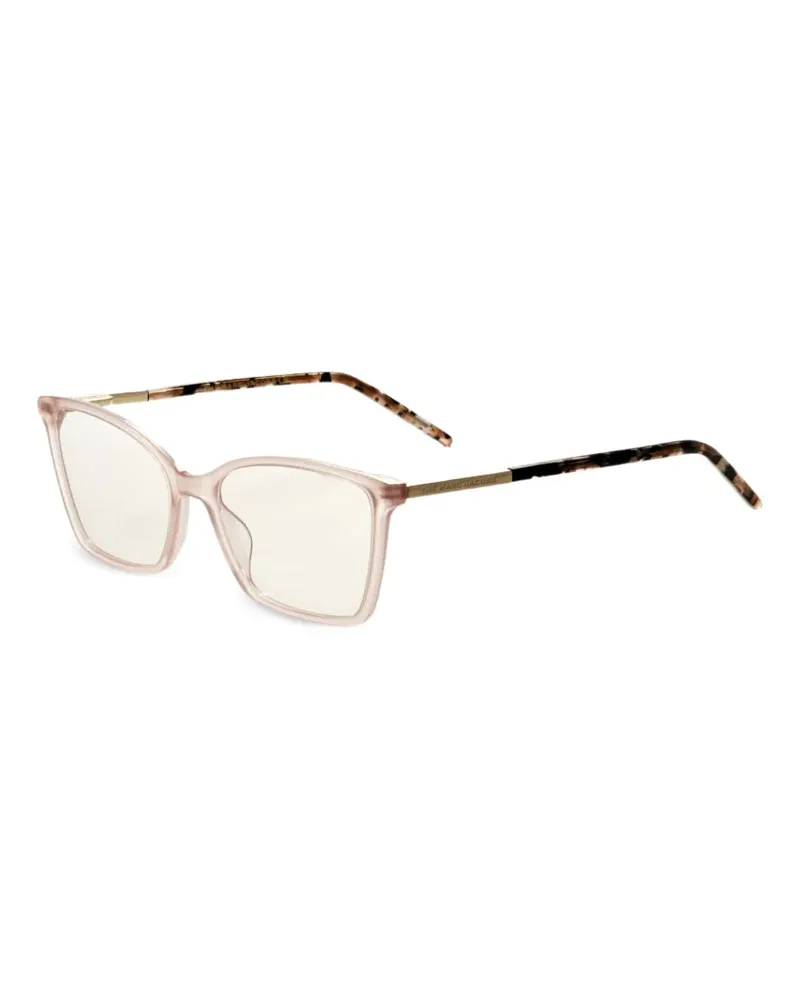Marc Jacobs Brille mit eckigem Gestell - Nude Nude