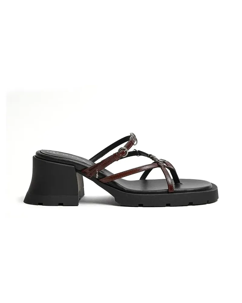 Miista Sandalen mit Ringdetail - Braun Braun