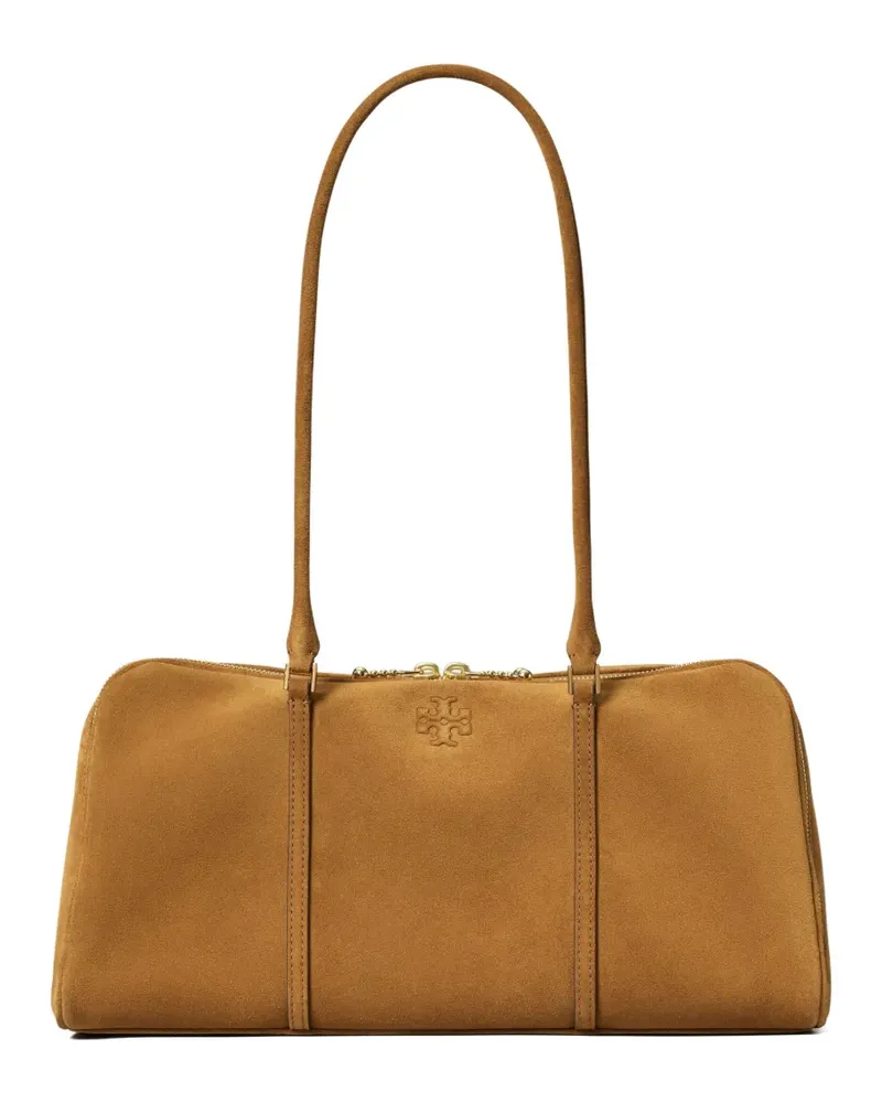 Tory Burch Marshmallow Schultertasche aus Wildleder - Braun Braun
