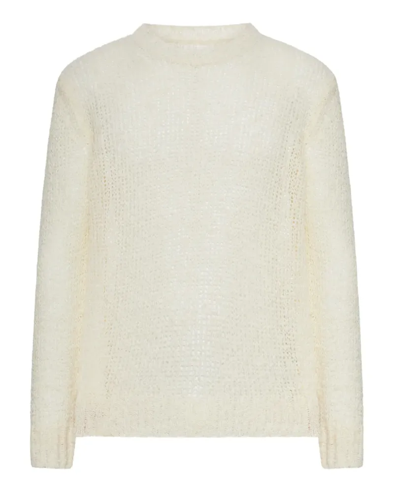 Jil Sander Pullover mit Lochstrickmuster - Nude Nude
