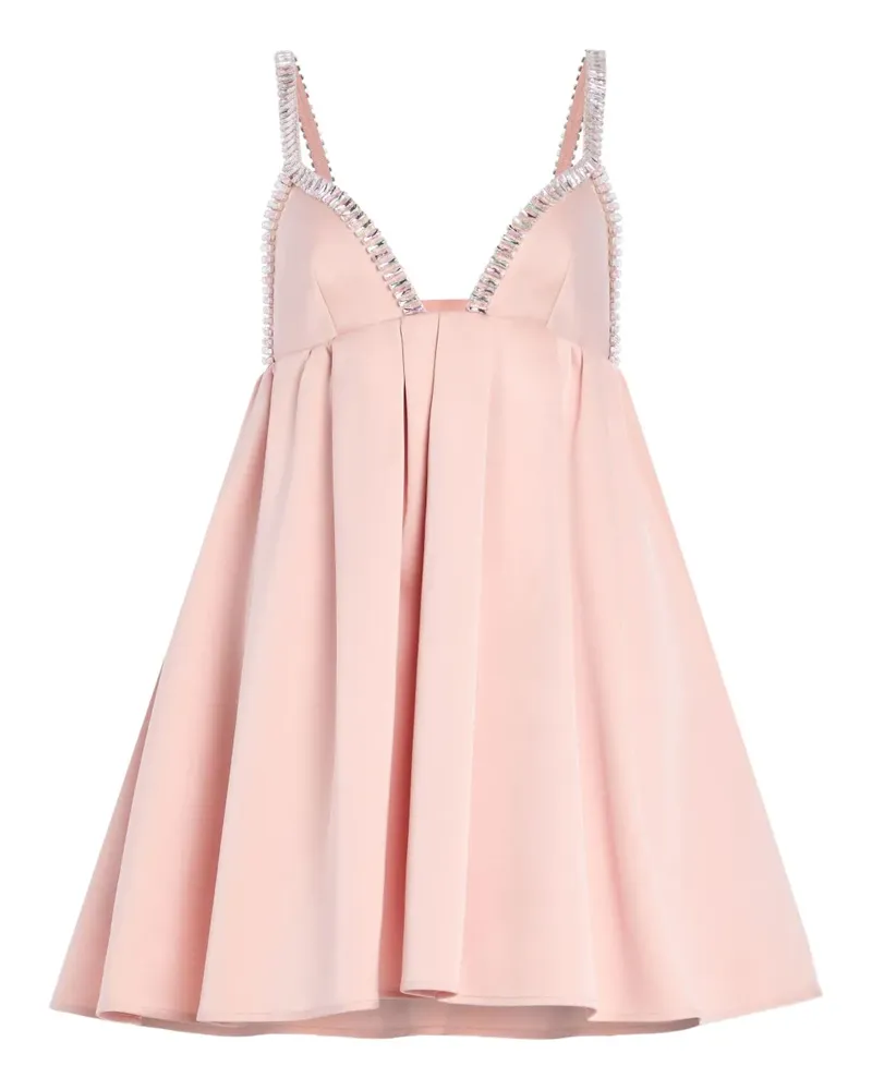 Retrofête Aniyah Minikleid mit Falten - Rosa Rosa