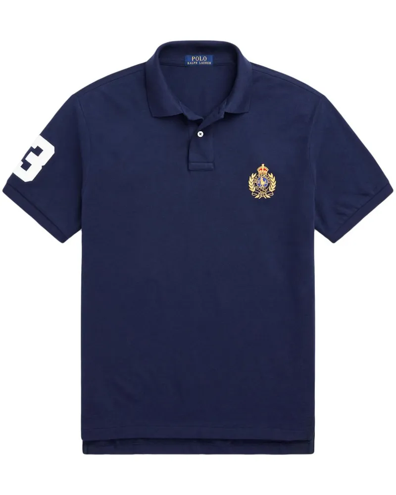 Ralph Lauren Poloshirt mit Polo Pony-Stickerei - Blau Blau