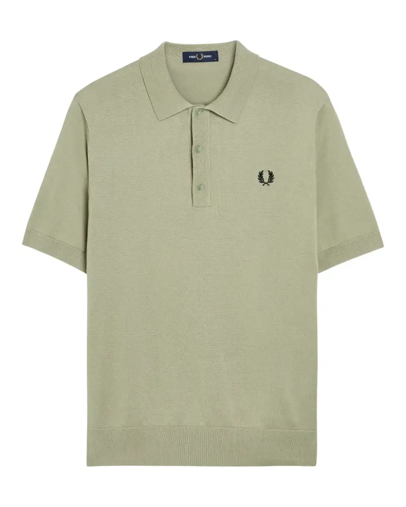 Fred Perry logo-detail polo shirt - Grün Grün