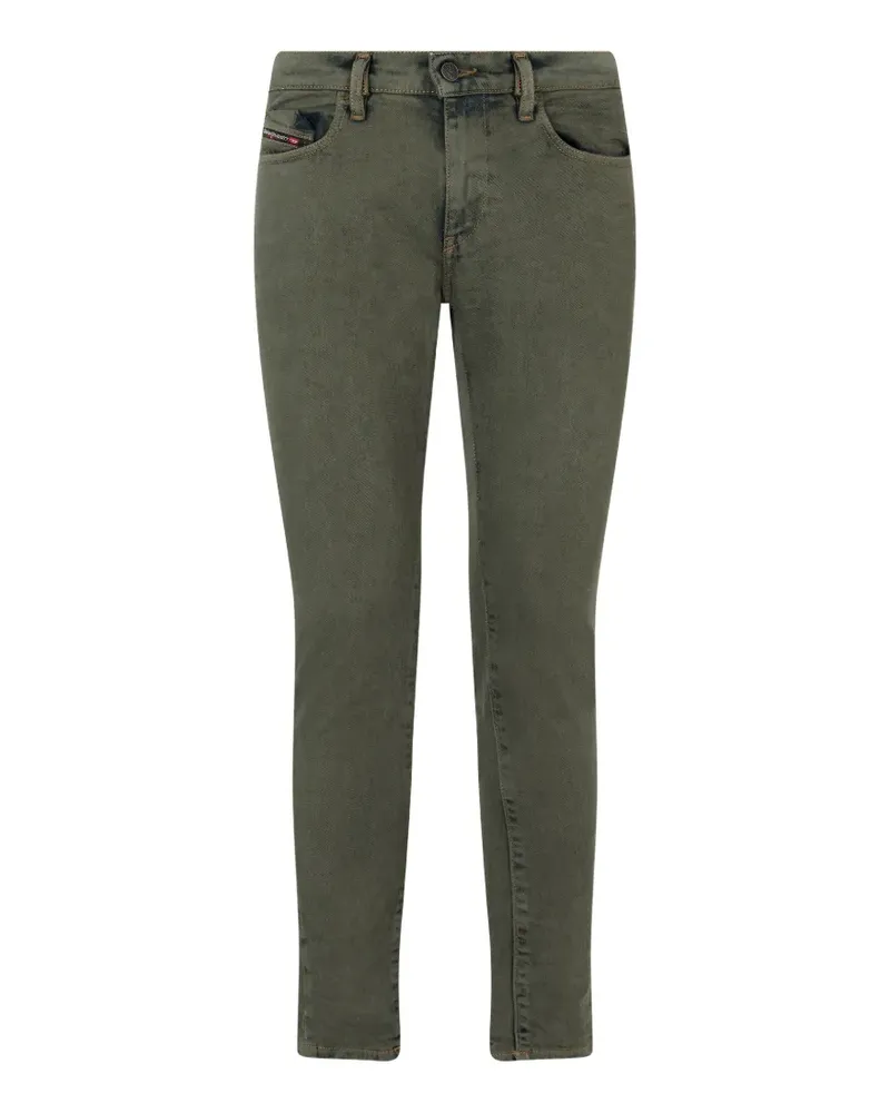 Diesel skinny-fit distressed jeans - Grün Grün