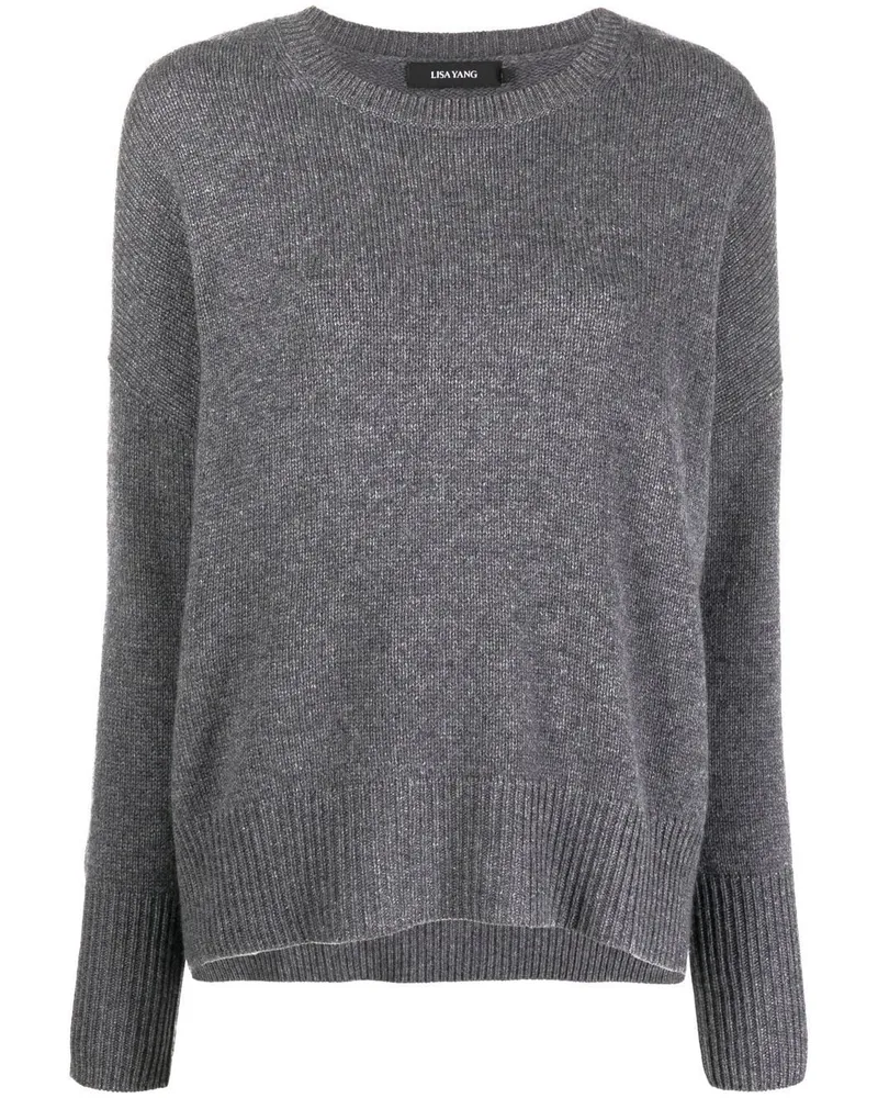 Lisa Yang Gerippter Kaschmirpullover - Grau Grau