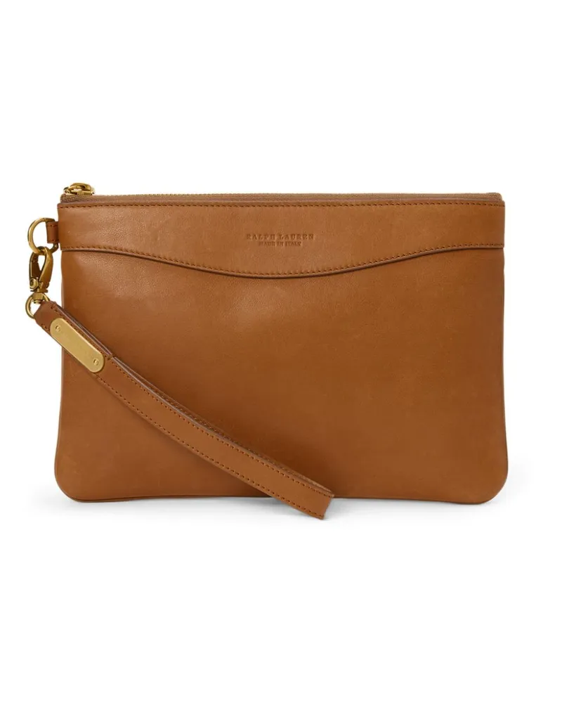 Ralph Lauren Portemonnaie aus Kalbsleder - Braun Braun