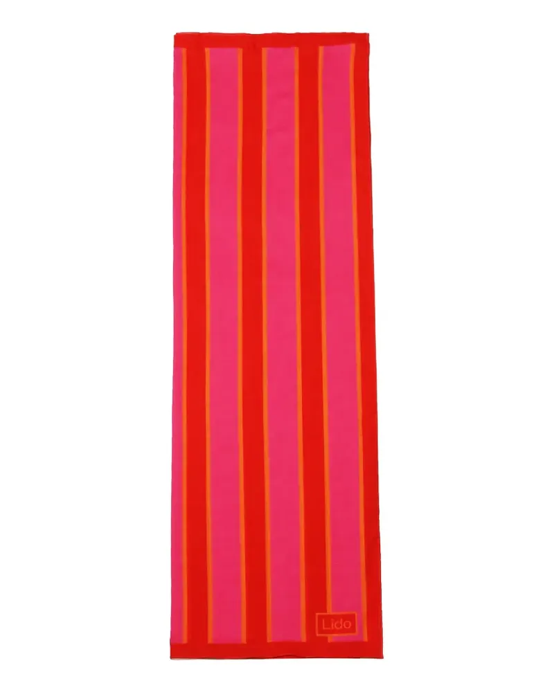 LIDO striped-print sarong - Rot Rot