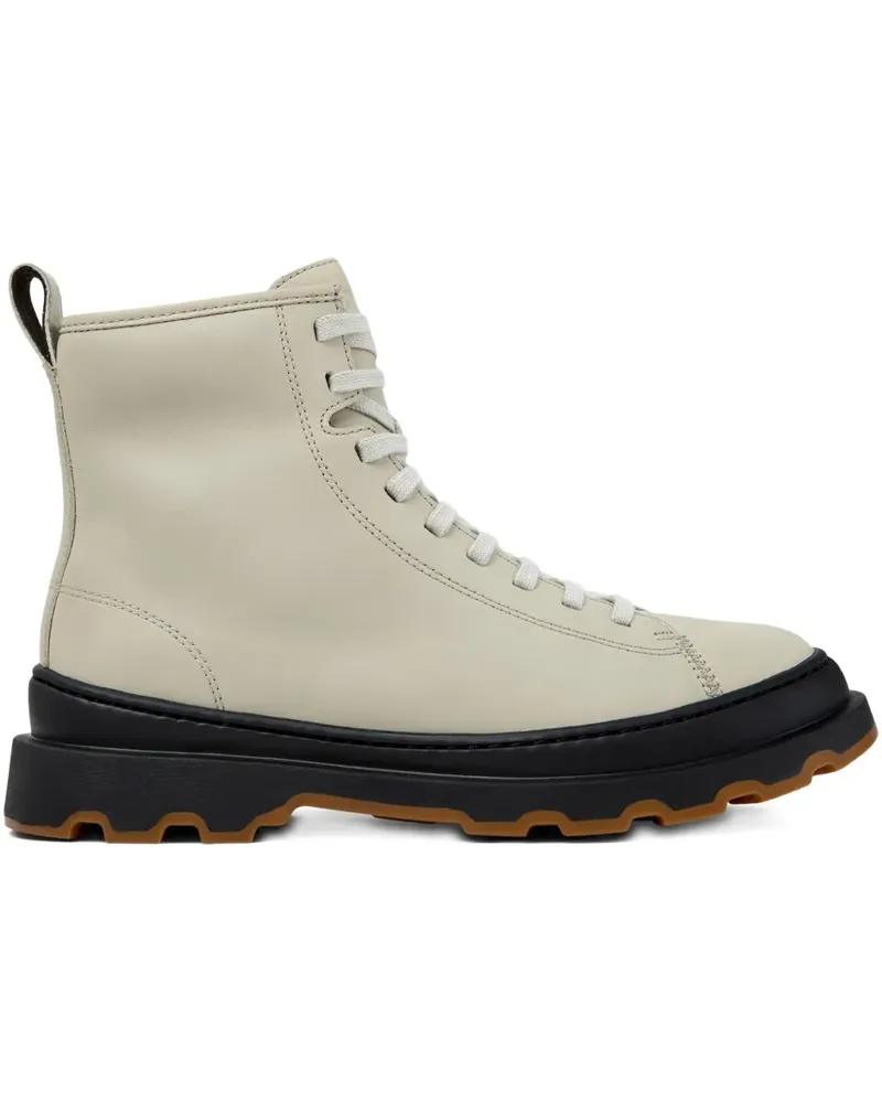 Camper Brutus+ Schnürstiefel mit dicker Sohle - Grau Grau