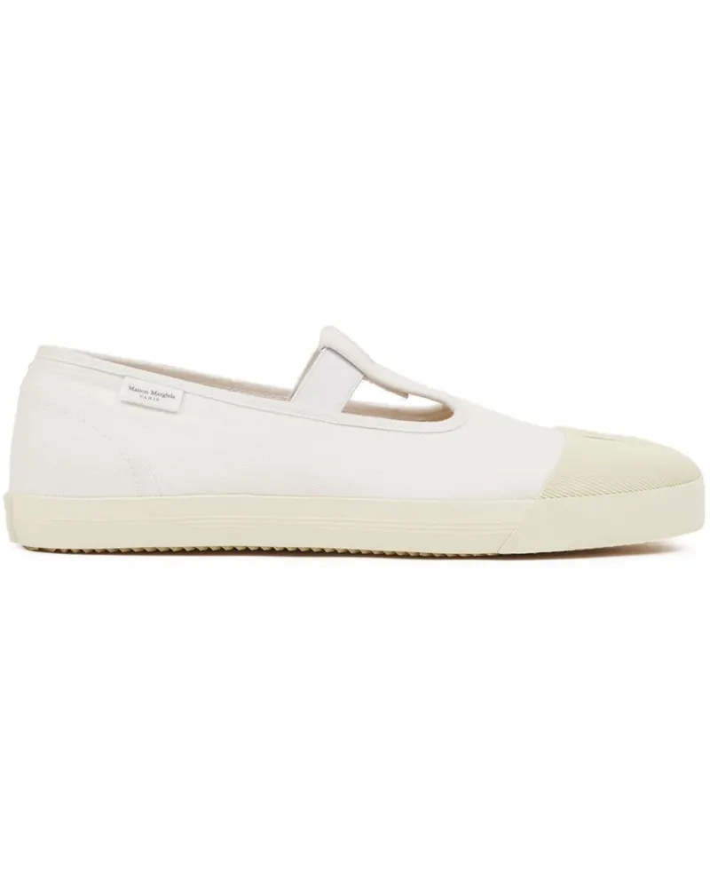 Maison Margiela On the Deck Tabi Canvas-Pumps - Weiß Weiß