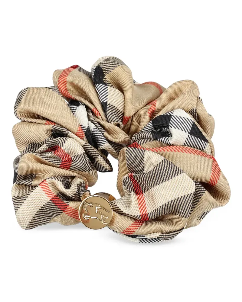 Burberry Haargummi mit Karomuster - Nude Nude