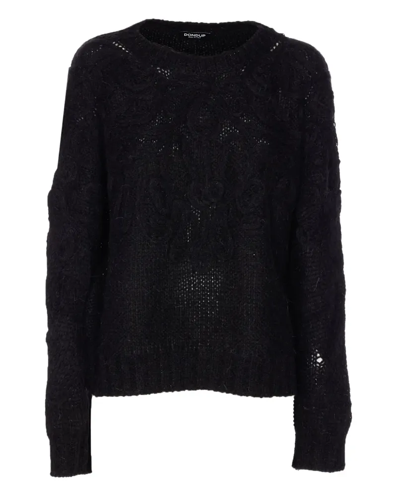 Dondup Bestickter Pullover - Schwarz Schwarz