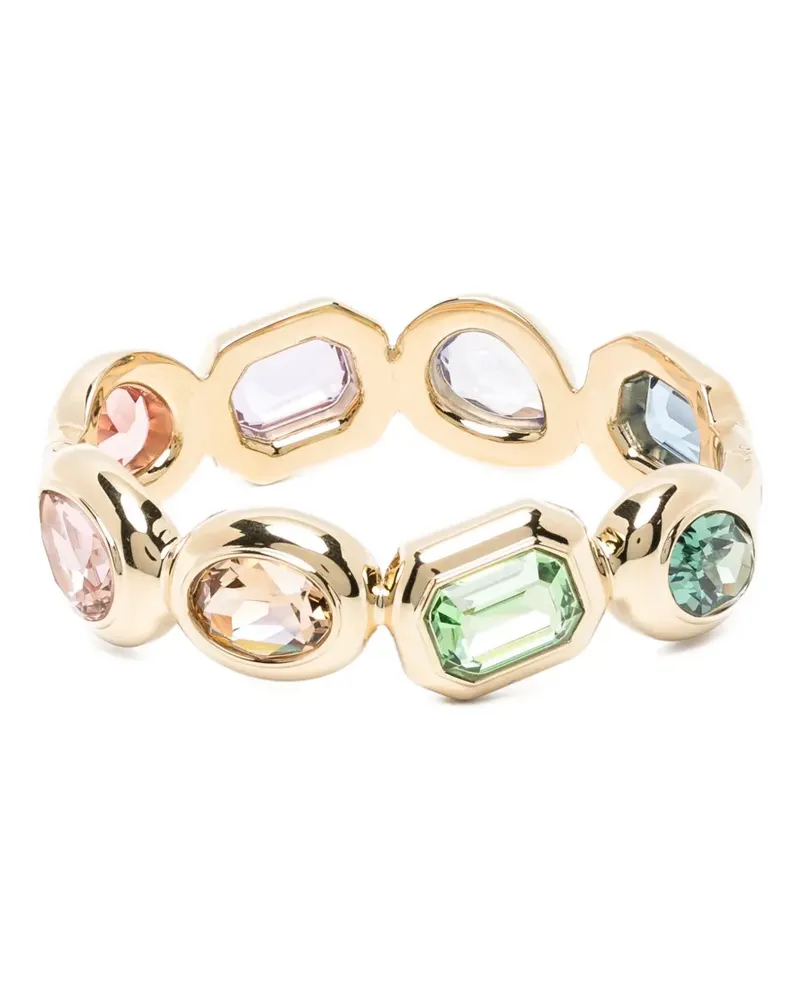 Swarovski Gema mixed-cut cuff - Gold Gold