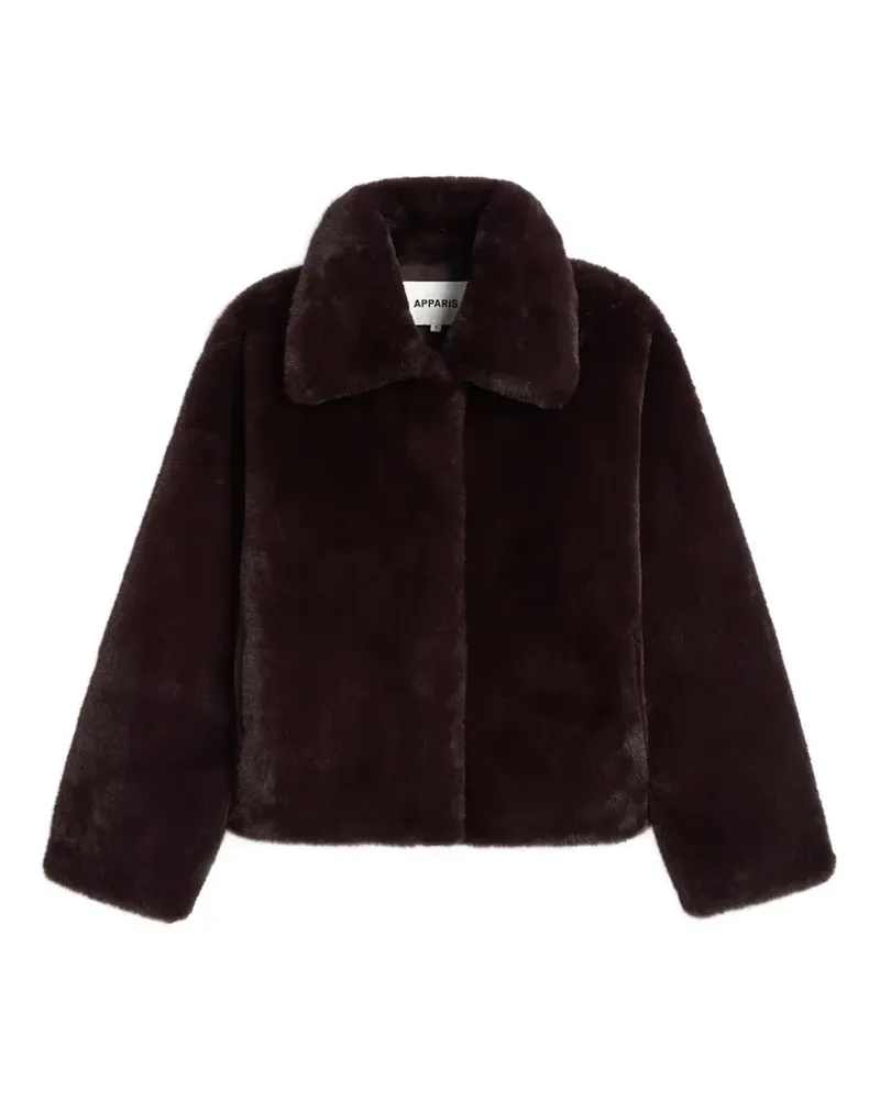 APPARIS Elis faux-fur coat - Braun Braun