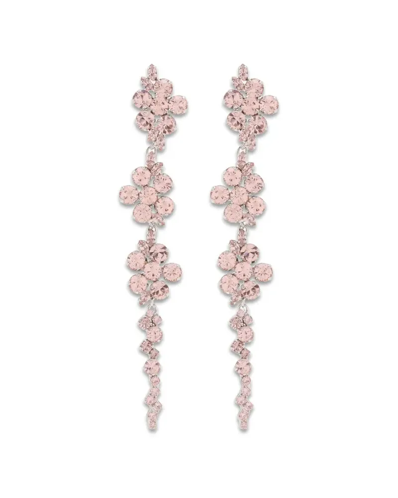 Simone Rocha Hängeohrringe mit Blumenmotiv - Silber Silber