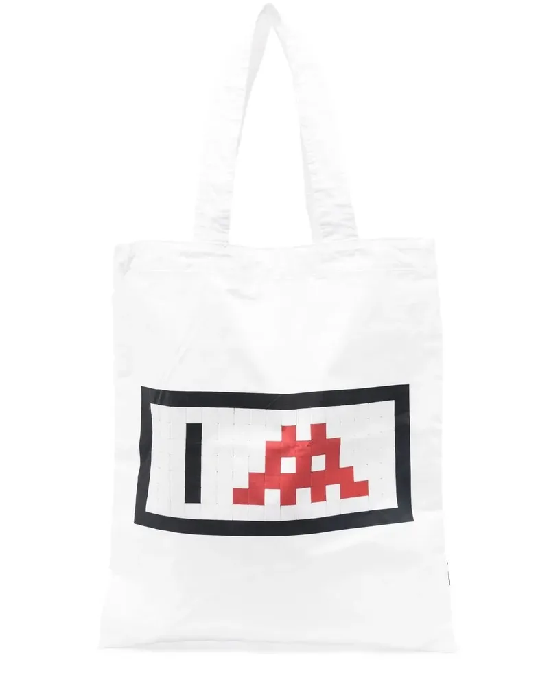 Comme des Garçons Shopper mit grafischem Print - Weiß Weiß