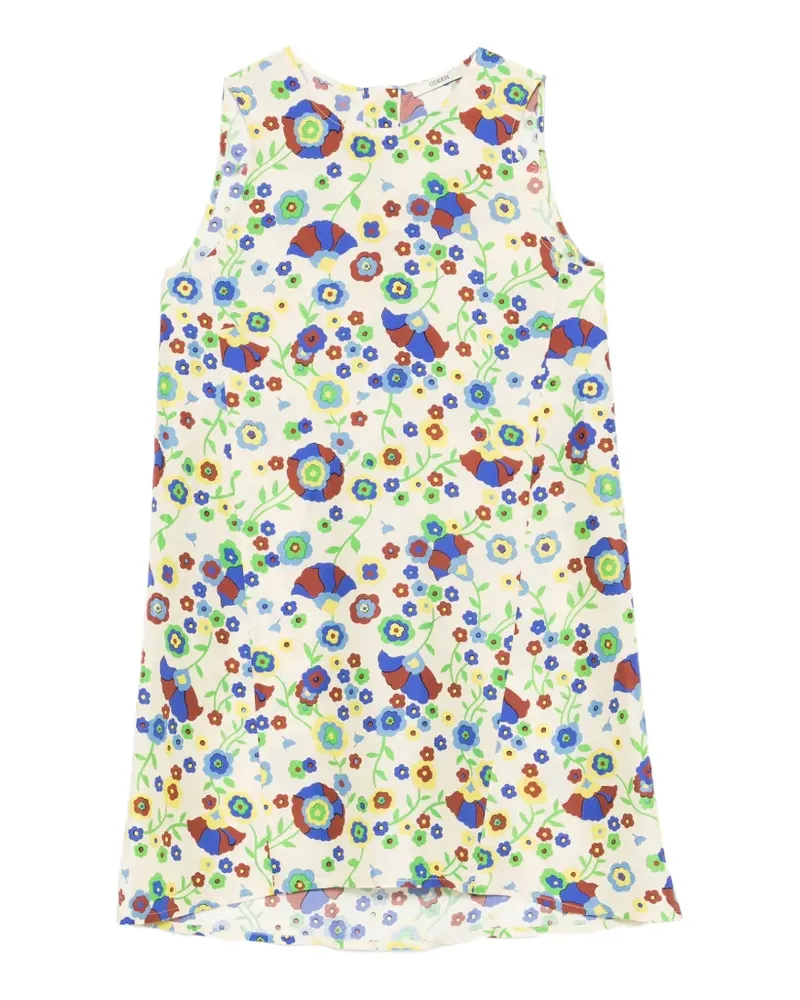 ODEEH Top mit Blumenprint - Gelb Gelb