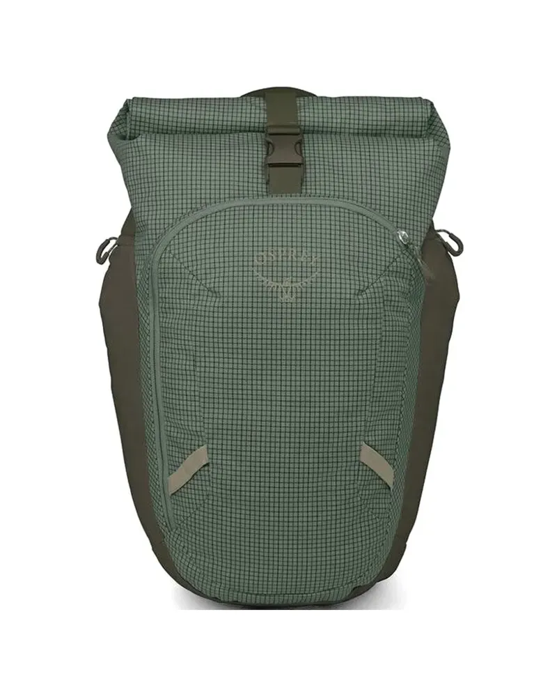 Osprey grid-pattern roll-top backpack - Grün Grün