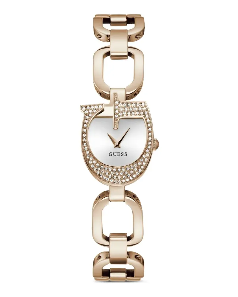 Guess G-förmige Armbanduhr 22mm - Weiß Weiß