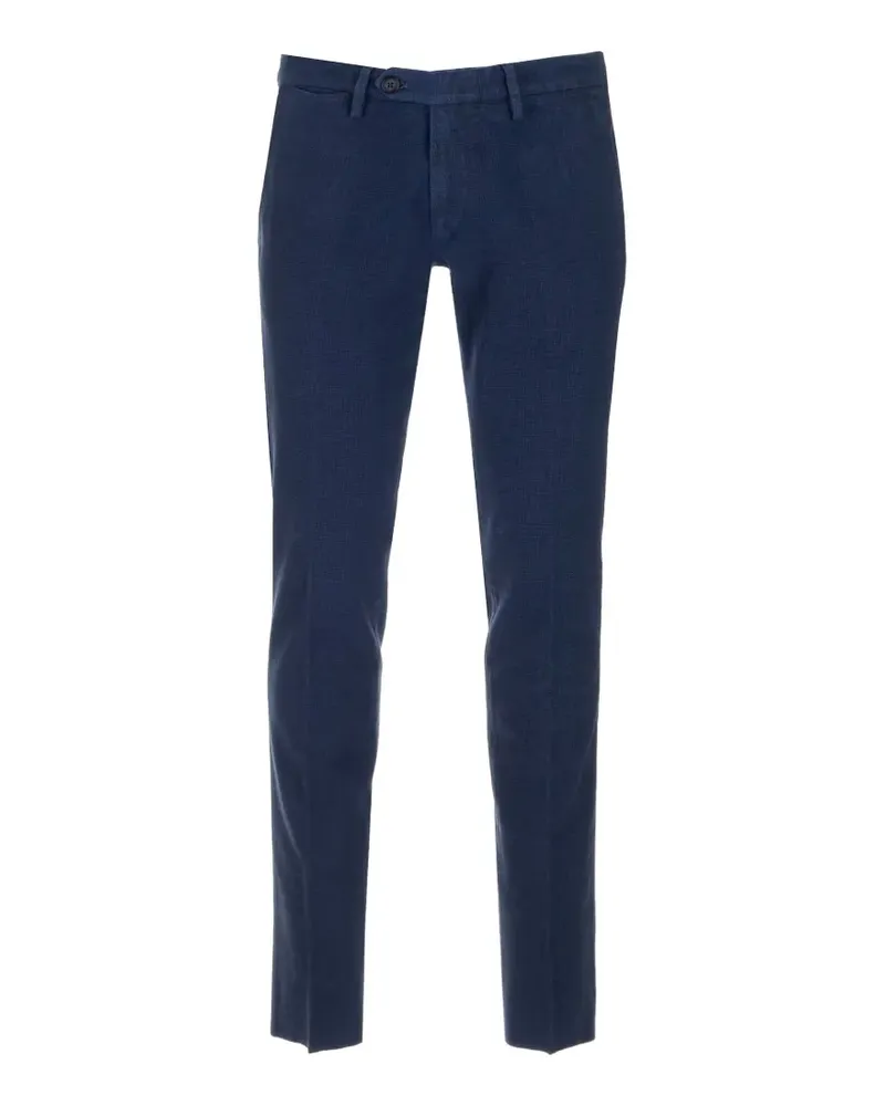 Al Duca D’Aosta 1902 brushed-cotton chino trousers - Blau Blau