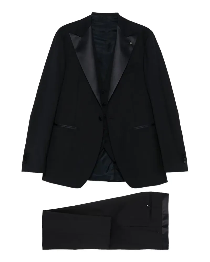 Tagliatore single-breasted three-piece suit - Blau Blau