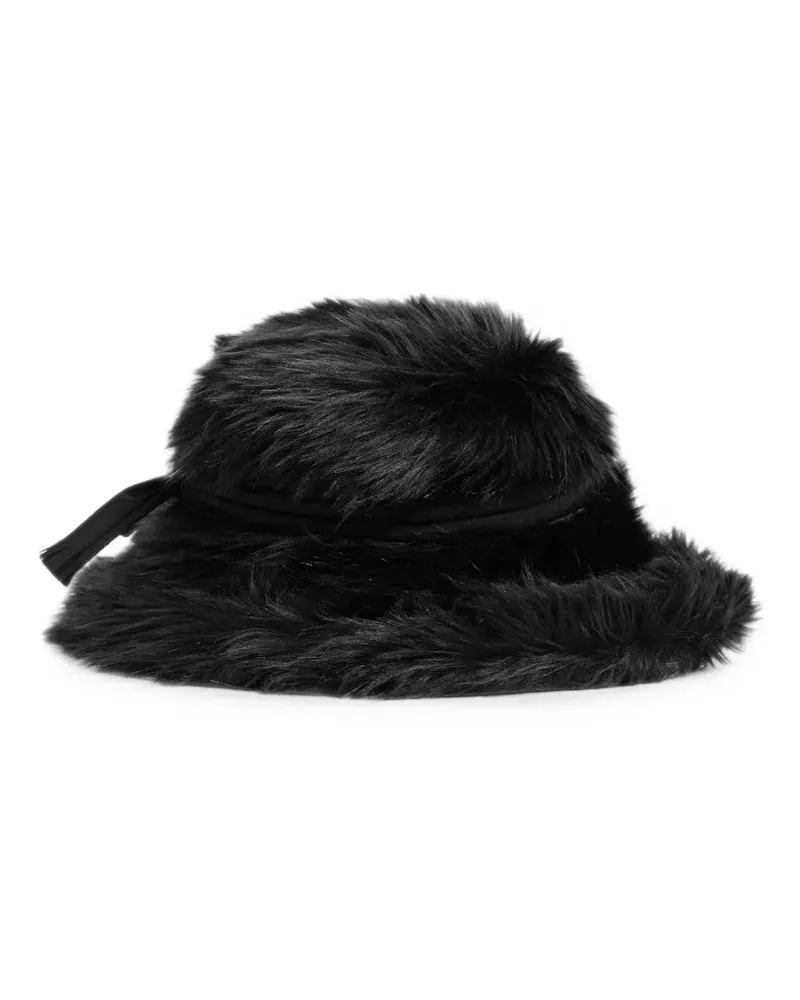Junya Watanabe faux-fur hat - Schwarz Schwarz