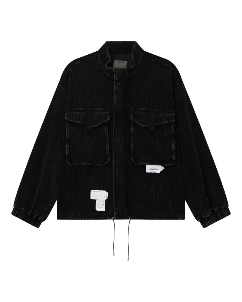 Musium Div. pocket corduroy jacket - Schwarz Schwarz