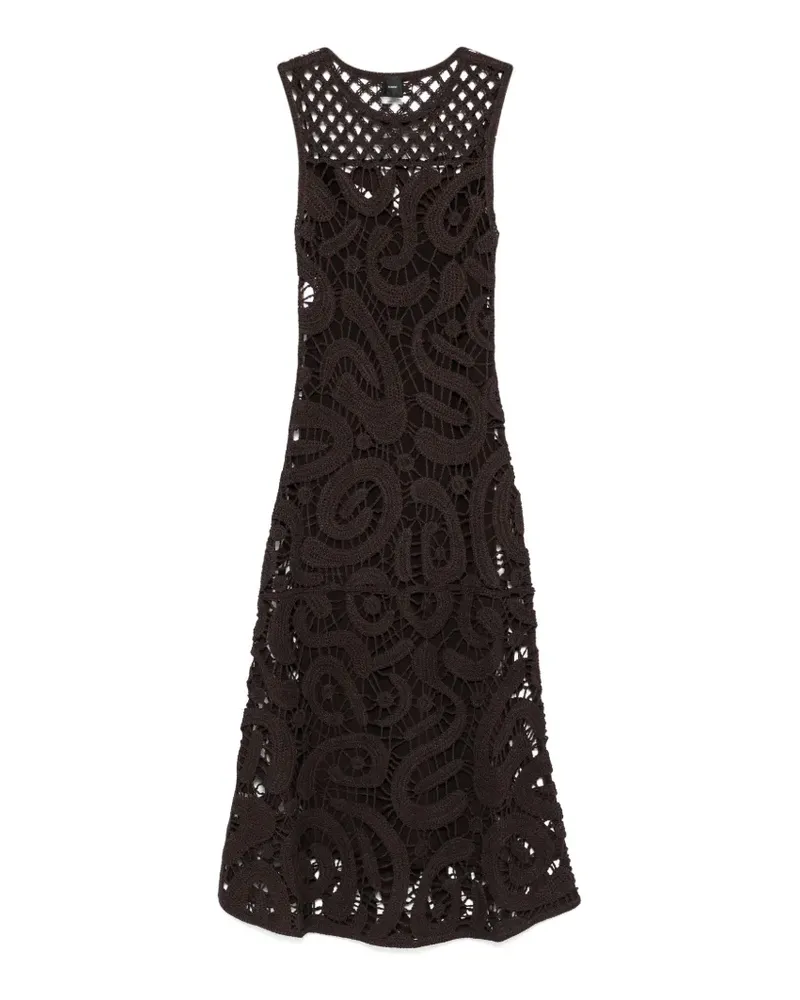 Pinko crochet midi dress - Braun Braun