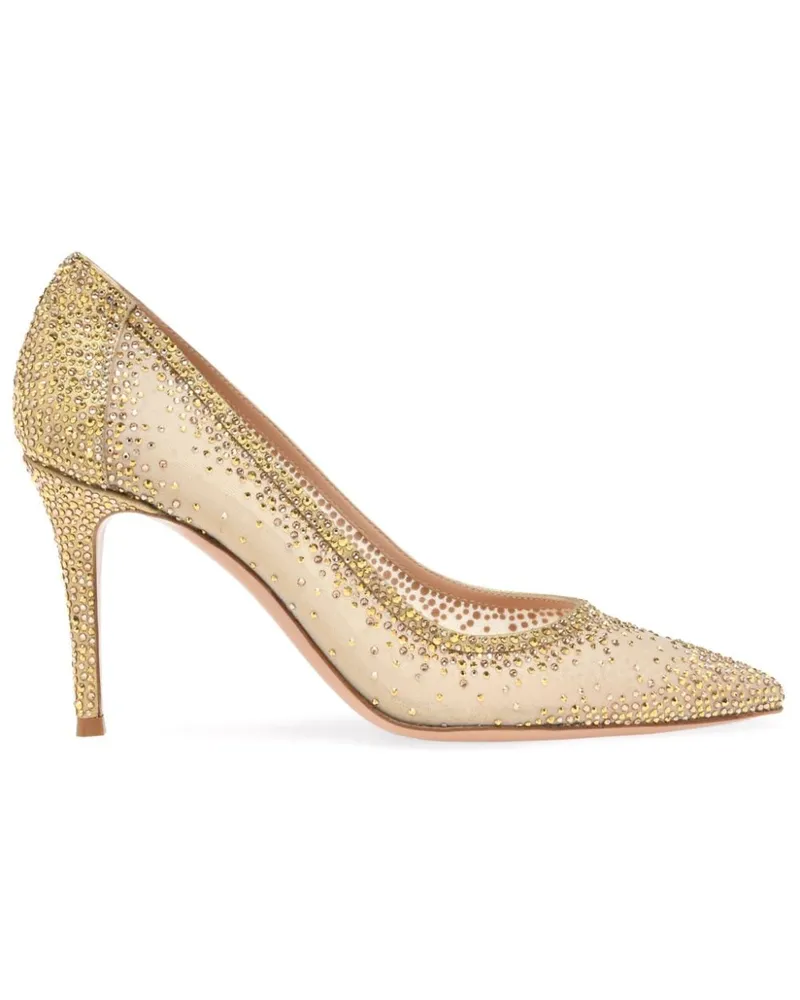 Gianvito Rossi Rania Pumps 85mm - Gold Gold