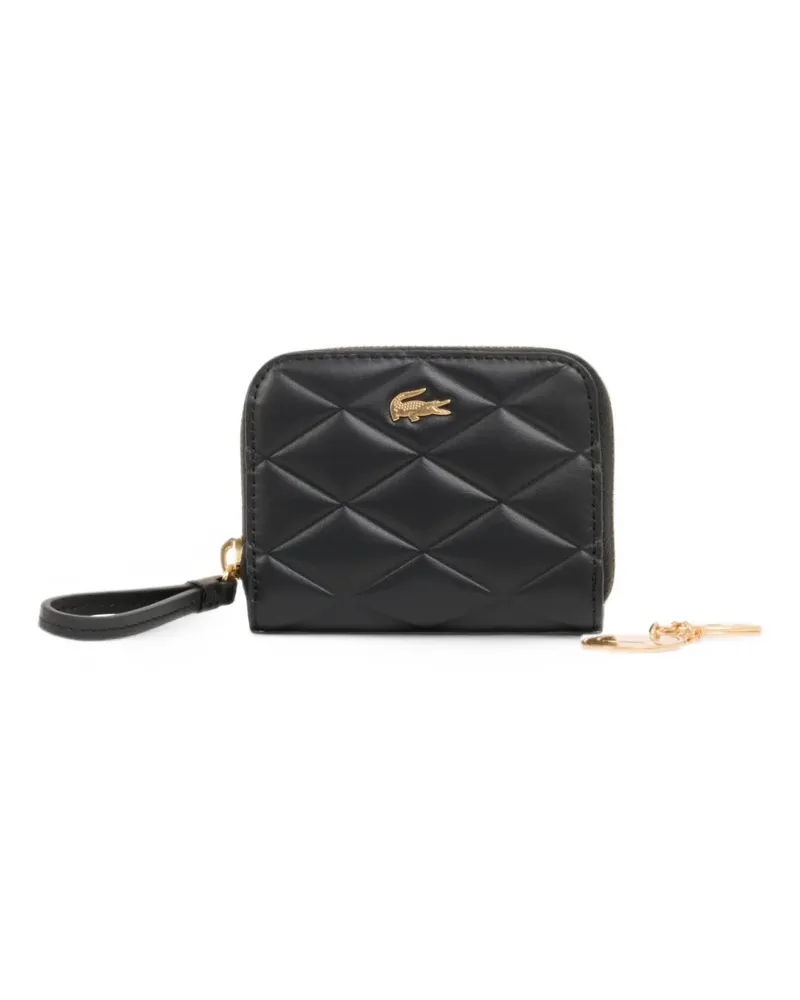 Lacoste crocodelle mini coin purse and keychain gift set - Schwarz Schwarz