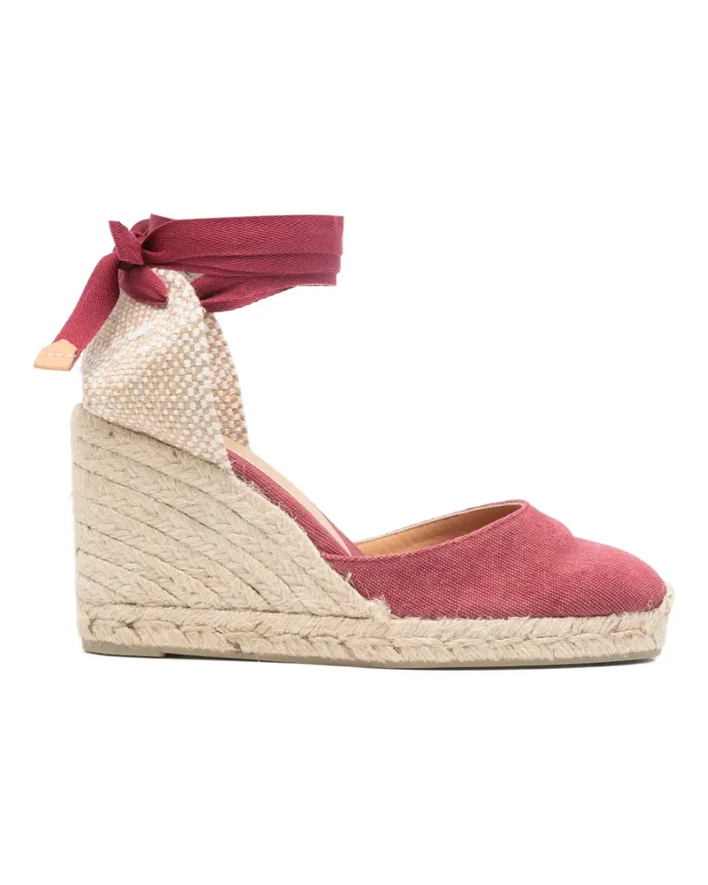 Castañer Carina Espadrilles mit Wedge - Rot Rot