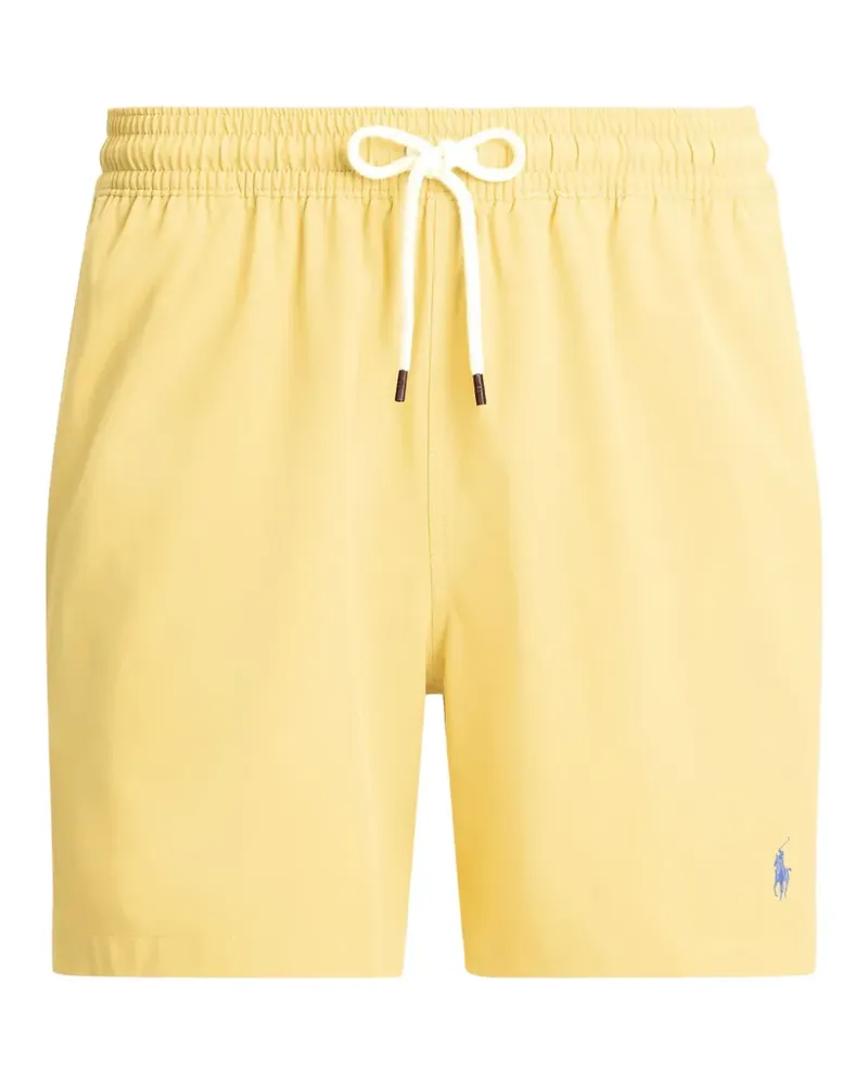 Ralph Lauren Traveller Badeshorts mit Pony-Stickerei - Gelb Gelb