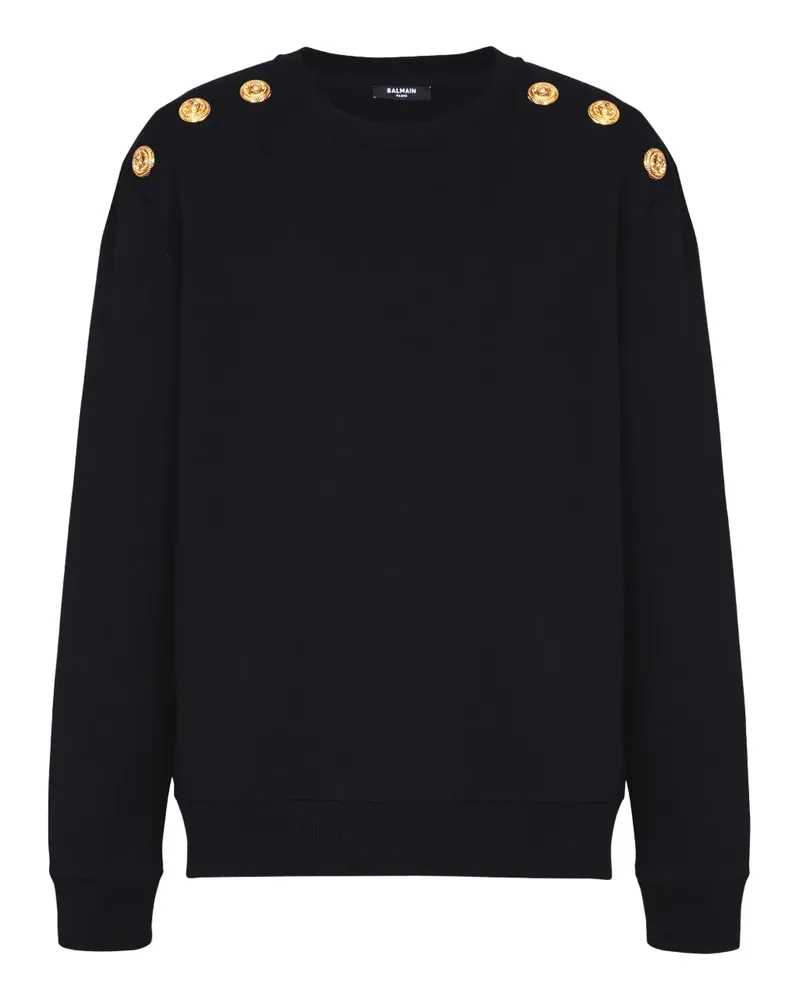Balmain Pullover aus Jersey - Schwarz Schwarz