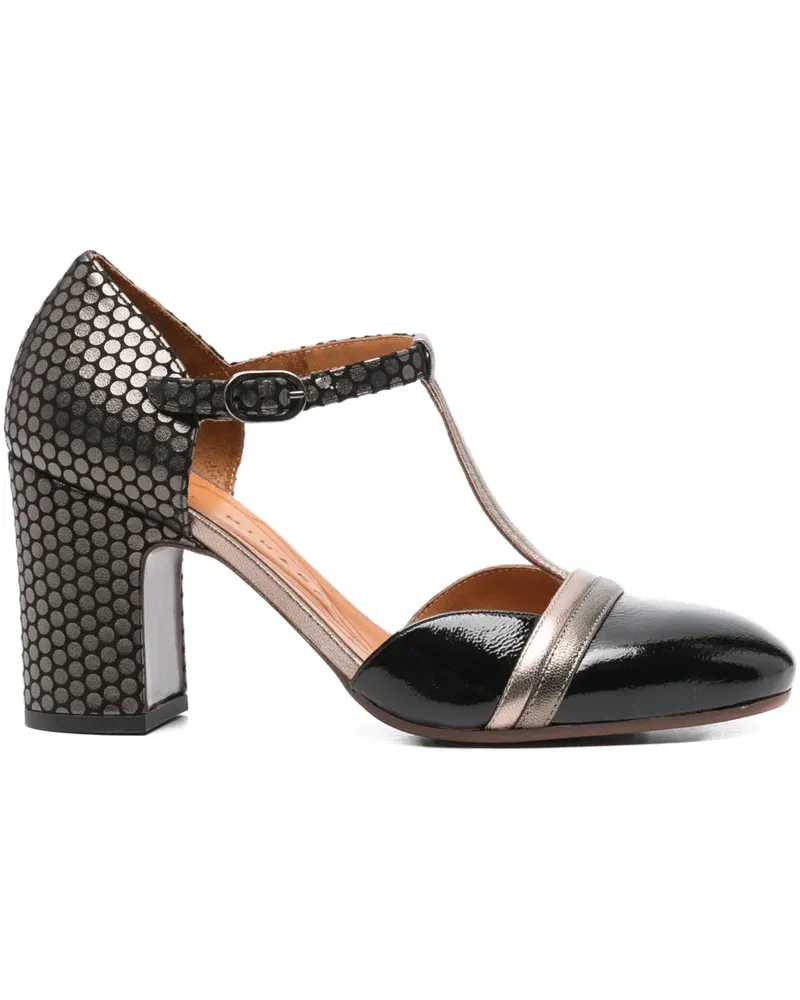 Chie Mihara Miver Pumps mit T-Riemen 65mm - Schwarz Schwarz
