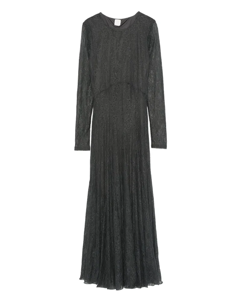 MARELLA lace long-sleeve midi dress - Grau Grau