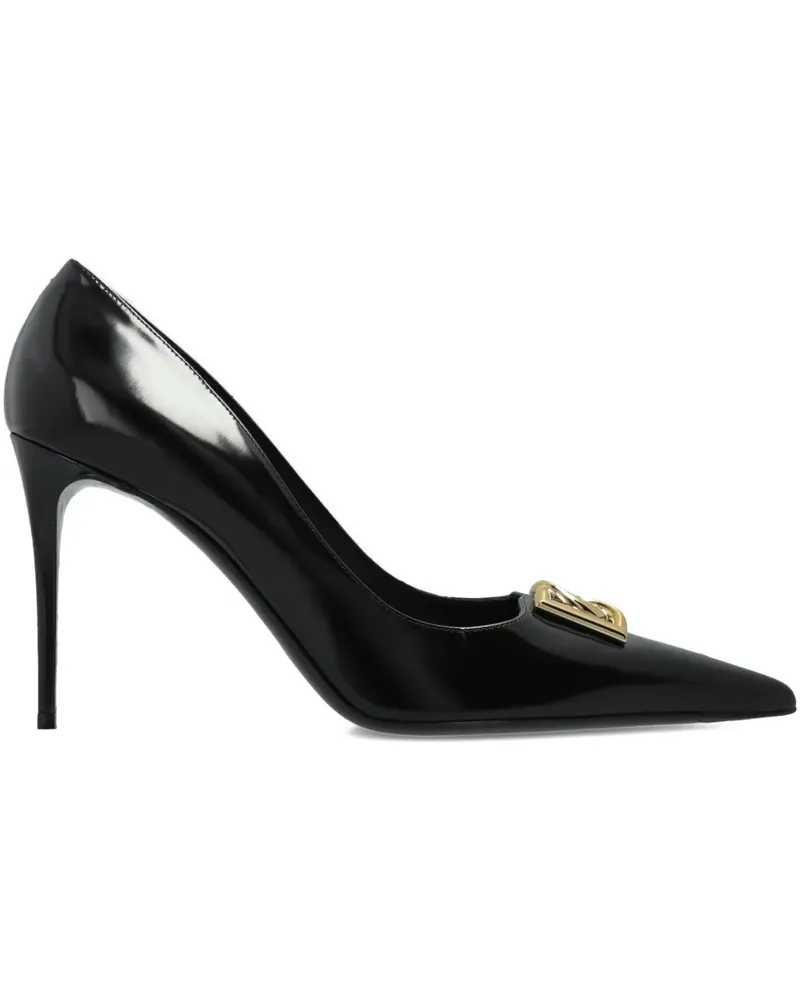 Dolce & Gabbana pointed-toe metal pumps - Schwarz Schwarz