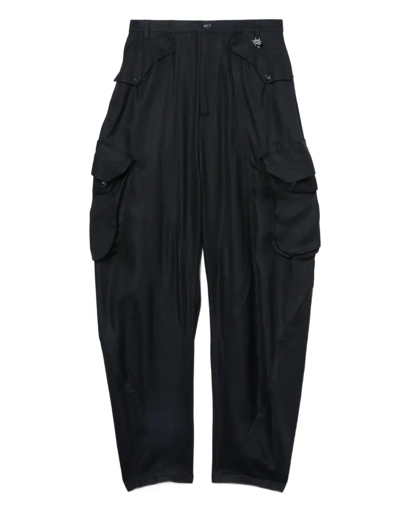 Emilio Pucci Tapered-Hose mit Cargotaschen - Schwarz Schwarz