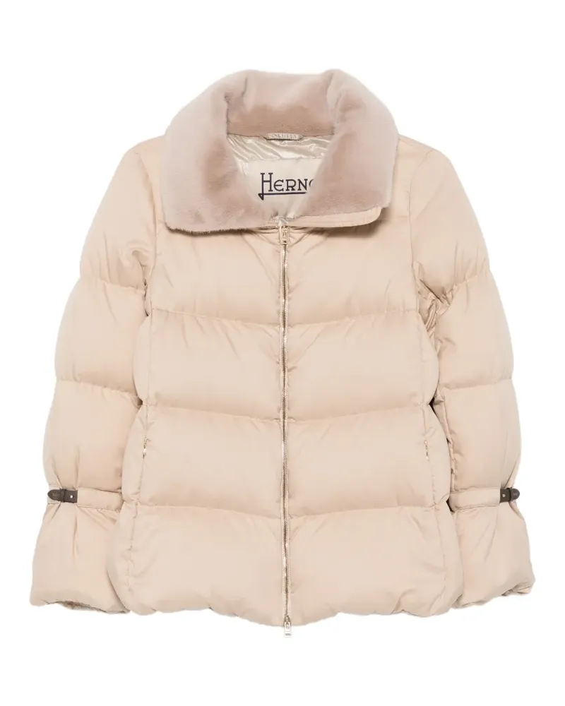 Herno Gefütterte Jacke mit Reißverschluss - Rosa Rosa