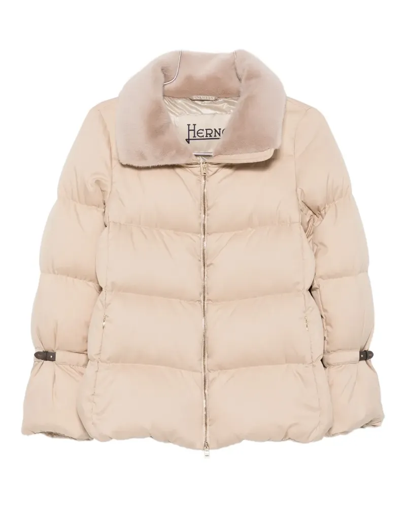 Herno zip-up puffer jacket - Rosa Rosa