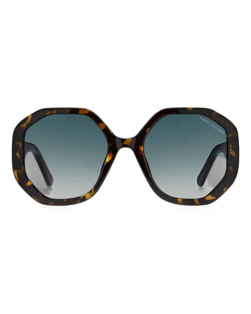 Marc Jacobs geometric-frame sunglasses - Braun Braun