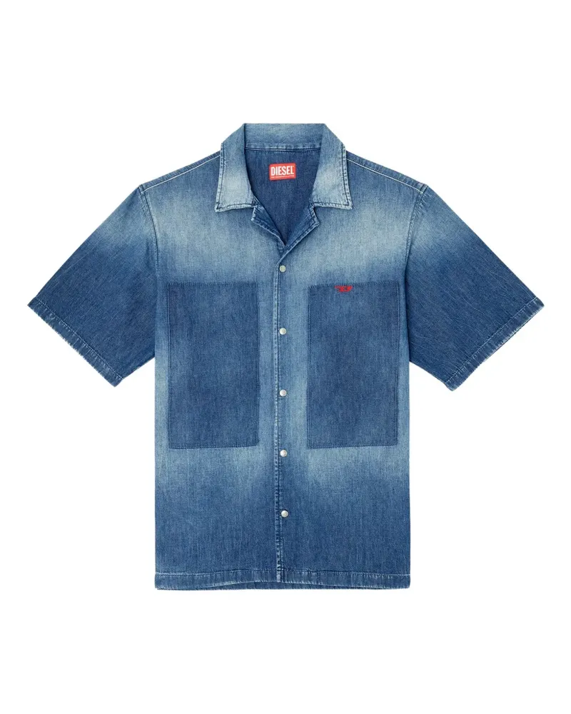 Diesel D-Nabil-D Hemd - Blau Blau
