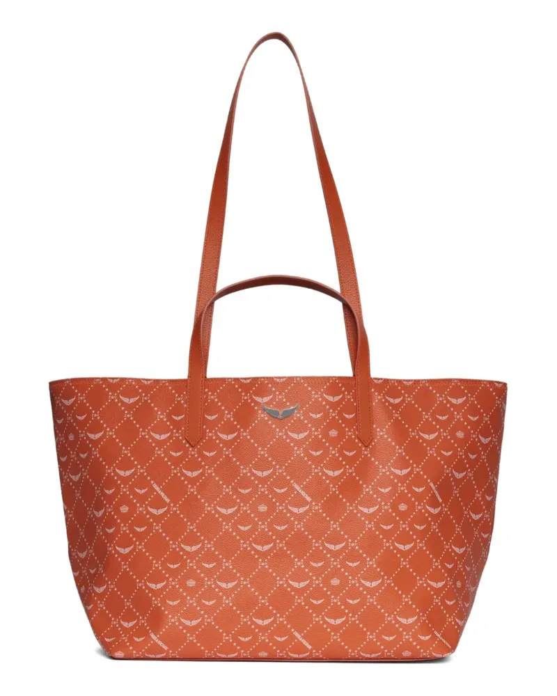 Zadig & Voltaire Z XL Tote Bag mit Print - Orange Orange