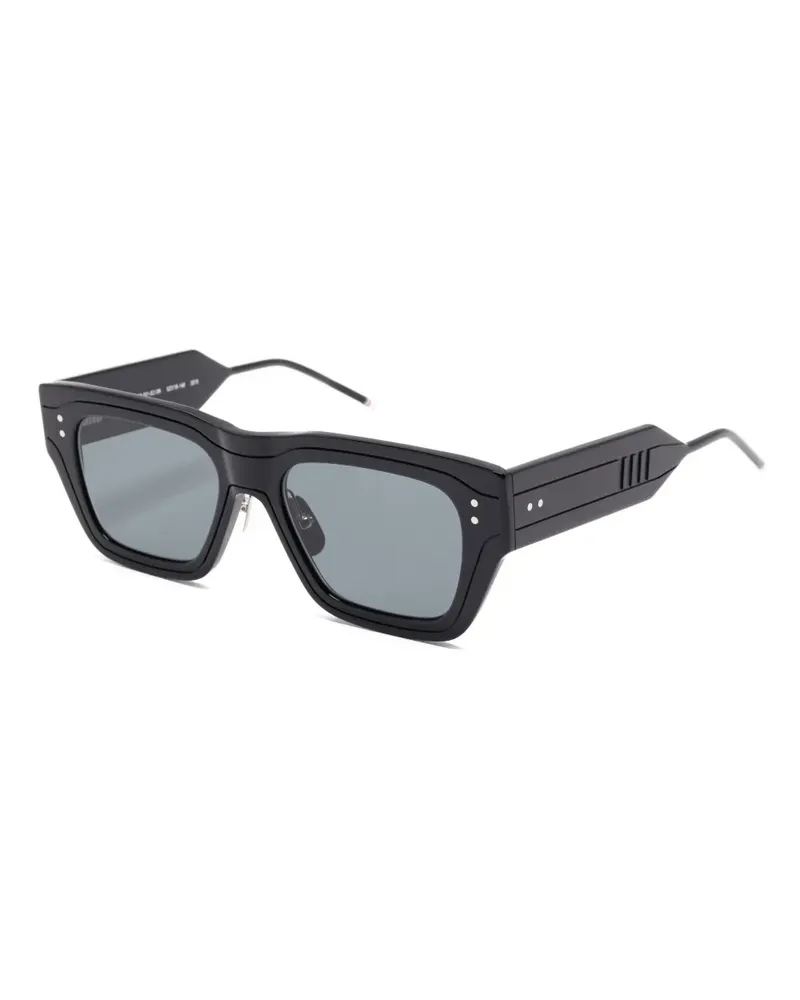 Thom Browne rectangle-frame sunglasses - Schwarz Schwarz