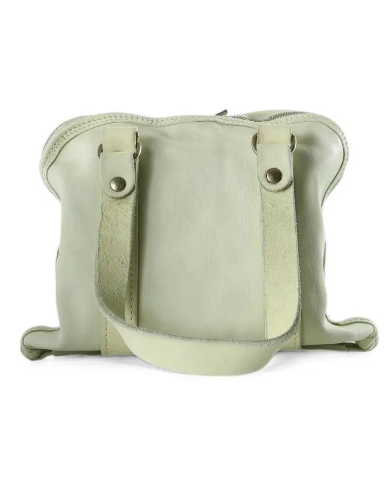 GUIDI zip-fastening leather clutch bag - Nude Nude